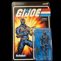 GI Joe Firefly Cobra Saboteur Action Figure 3.75" Super7 ReAction image 0