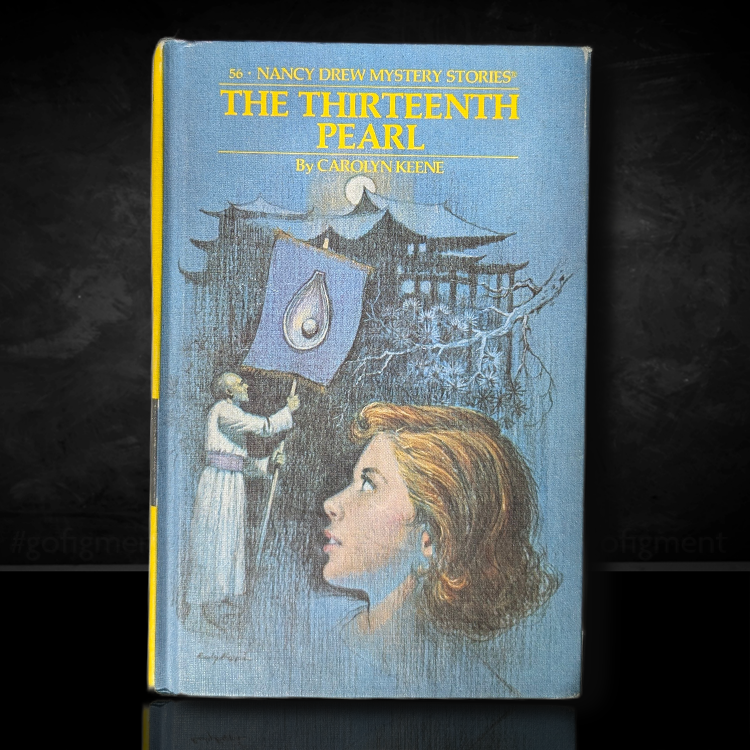 56 The Thirteenth Pearl Nancy Drew Book -1979/86 Yellow Number image 0