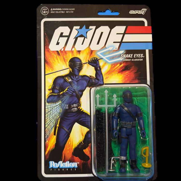 GI Joe Snake Eyes - Combat Gladiator Action Figure 3.75" Super7 ReAction image 0