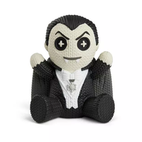 Handmade by Robots Dracula Glow in the Dark Vinyl Figure with textured black and white design