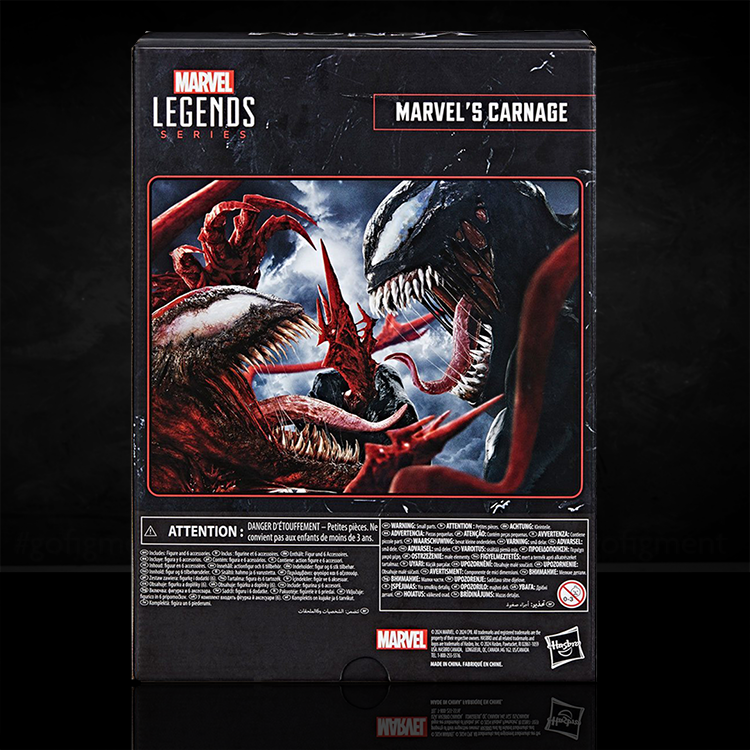 Carnage Marvel Legends 6"Let There Be Carnage Deluxe Action Figure image 1