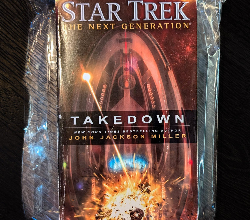 Takedown: Star Trek The Next Generation Paperback Book image 0