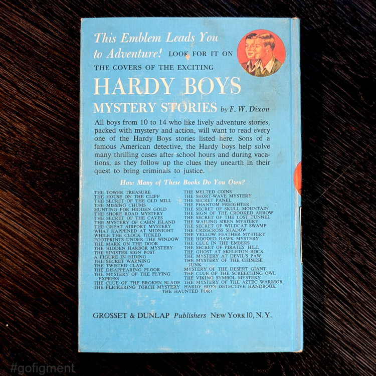 06 The Shore Road Mystery (1964):  Vintage Hardy Boys Book Blue-Back image 2