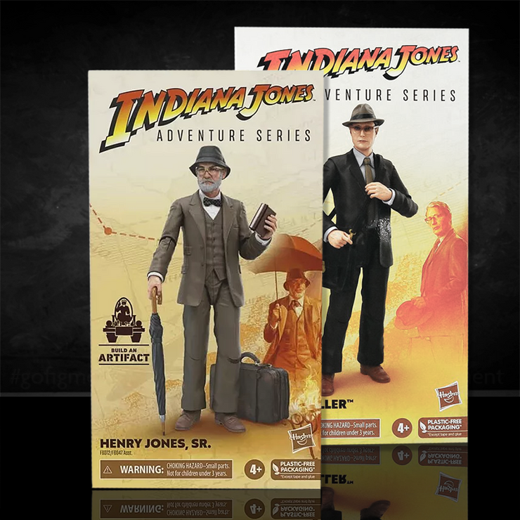 Henry Jones Sr. & Doctor Jurgen Voller Indiana Jones Adventure Series Figures image 0