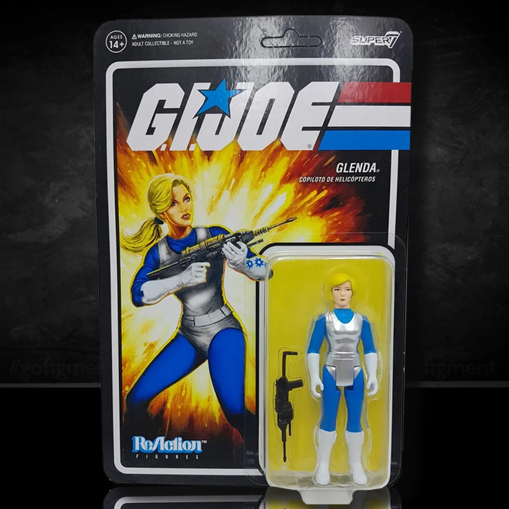 Glenda Helicopter co-pilot Action Figure GI Joe Reaction Plus 1:18 image 4