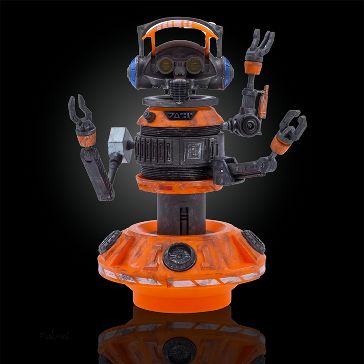DJ R-3X Talking Action Figure Star Wars 8" Motion-Activated Light and Sound image 1