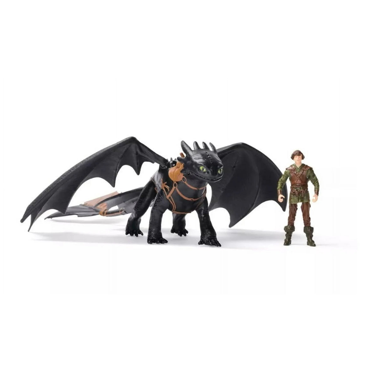 Spin Master How to Train Your Dragon Toothless and Hiccup action figures with detailed wings and poseable limbs set of 2