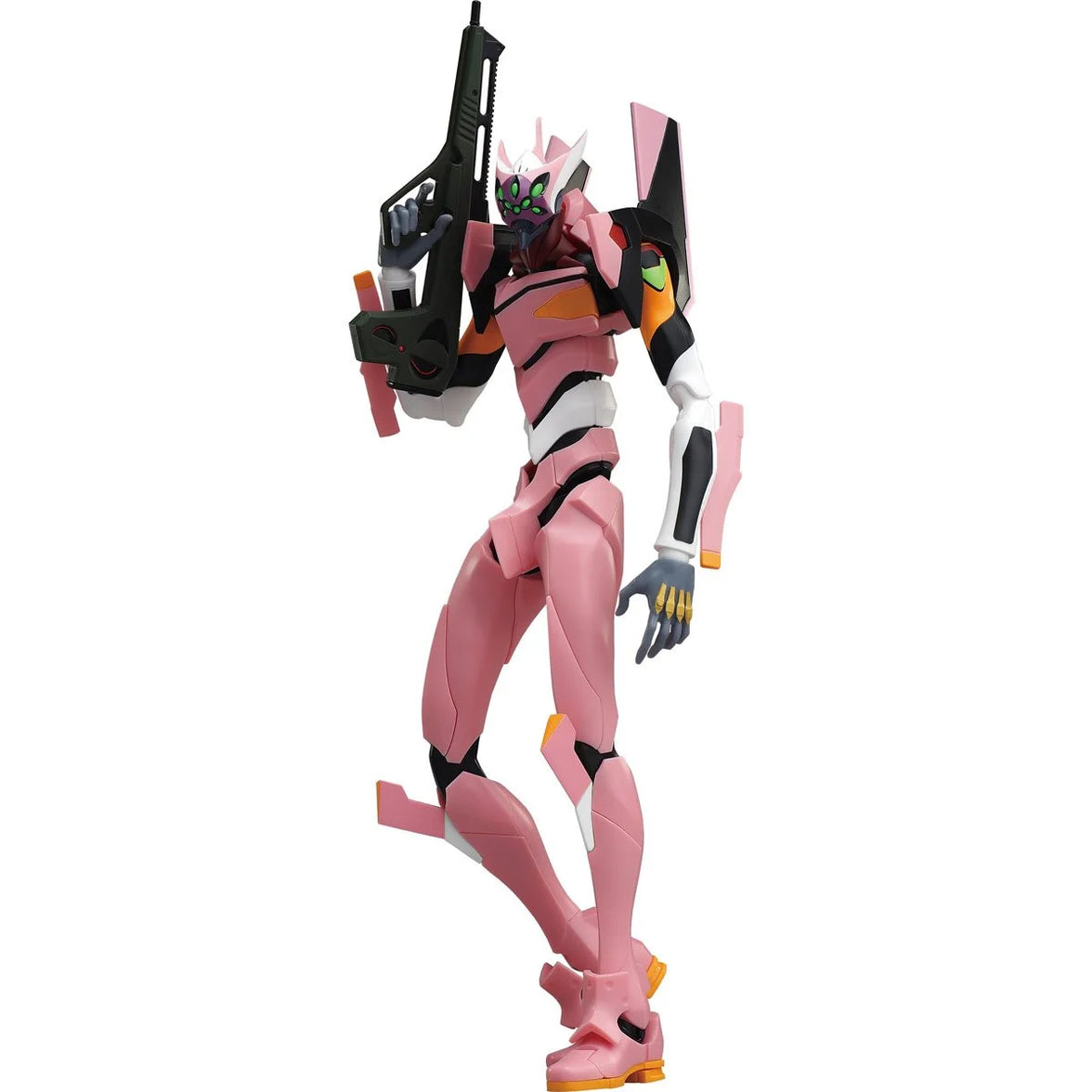 Type-08a 6.5" Blokees Model Kits Neon Genesis Evangelion Legend Edition, pink mecha model holding a rifle