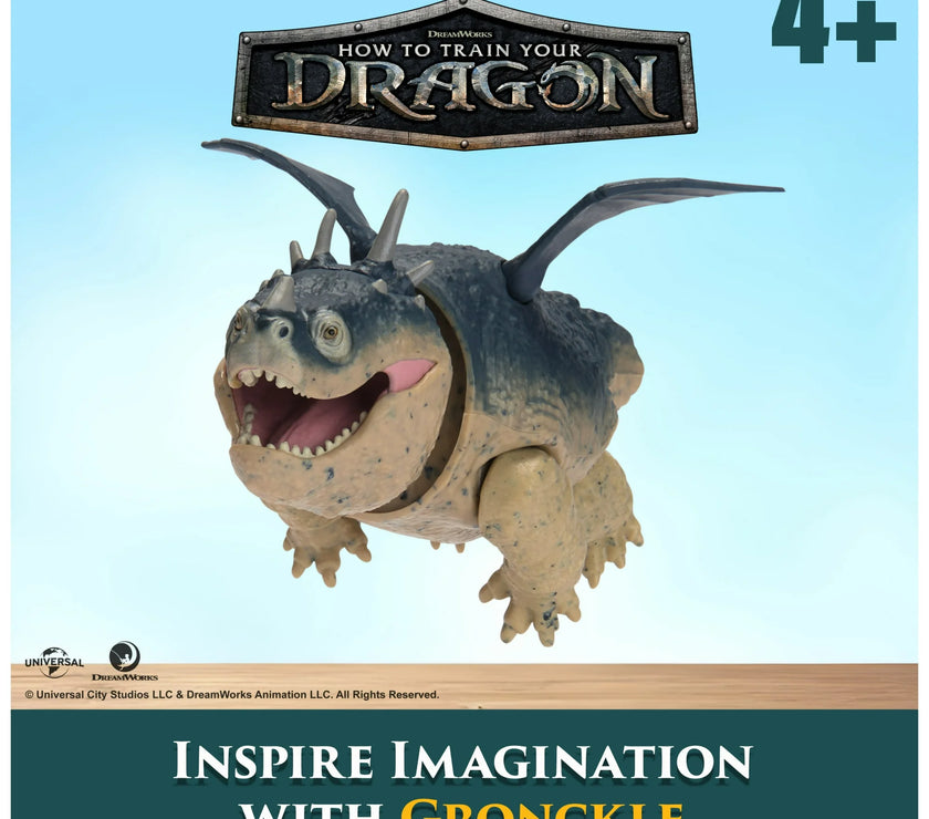 How to Train Your Dragon Gronckle -Skrill - Rumblehorn Action Figure Case of 3