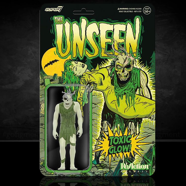 Spine Chilling Ghoul From "The Unseen"- Toxic Glow Action Figure Super7 Pre-Code image 0