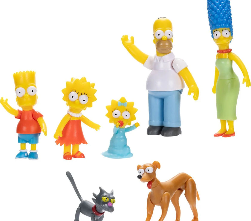 The Simpsons 👨‍🦲Family Multipack of 7 Action Figures 2 1/2" Scale image 3