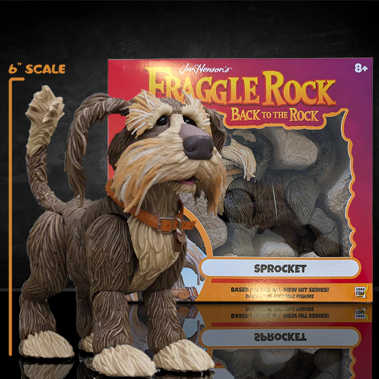 Fraggle Rock Sprocket Action Figure 6" scale Boss Fight Studio image 0