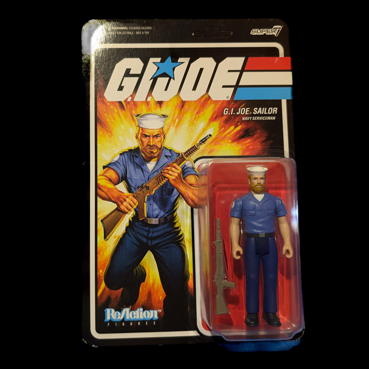 GI Joe  GI Sailor Navy Serviceman Pink Beard Action Figure image 0