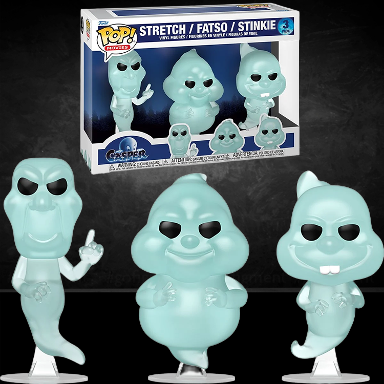 Casper 30th Anniversary Ghostly Trio Funko Pop! 3-Pack image 2