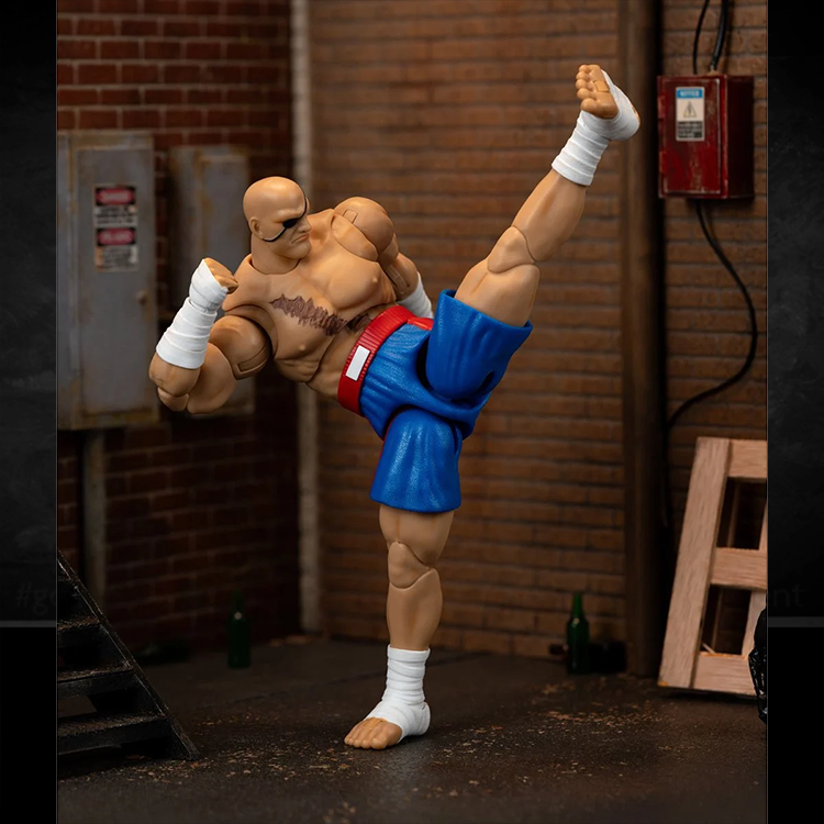 Ultra Street Fighter II Sagat 6-Inch Scale Deluxe Action Figure image 2