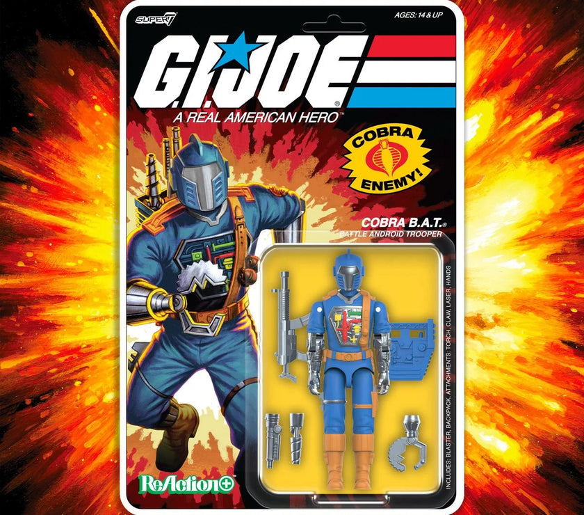 Cobra B.A.T. GI Joe Action Figure 1:18 Scale Reaction+ image 2