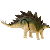 Large Mattel Jurassic World Stegosaurus figure with detailed plates and articulated tail from Hammond Collection
