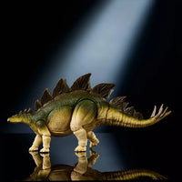 Large deluxe Stegosaurus figure from Jurassic World Hammond Collection by Mattel with posable tail and detailed plates.