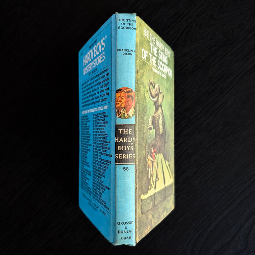 58 The Sting of the Scorpion (1979):  Hardy Boys Book Vintage image 3