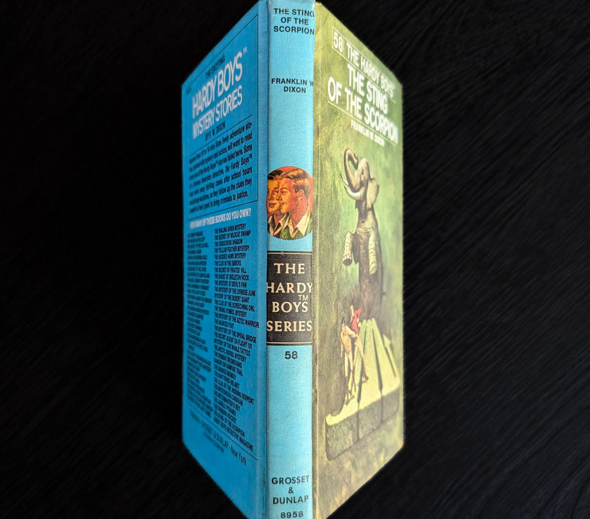 58 The Sting of the Scorpion (1979):  Hardy Boys Book Vintage image 3
