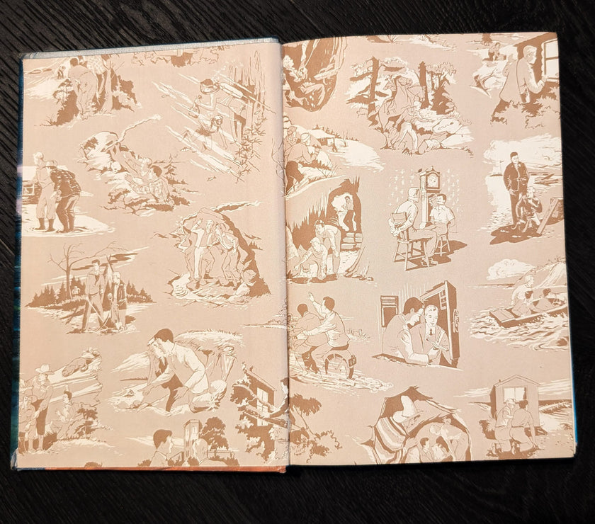 30 The Wailing Siren Mystery (1951):  Vintage Hardy Boys Book Blue-Back image 1