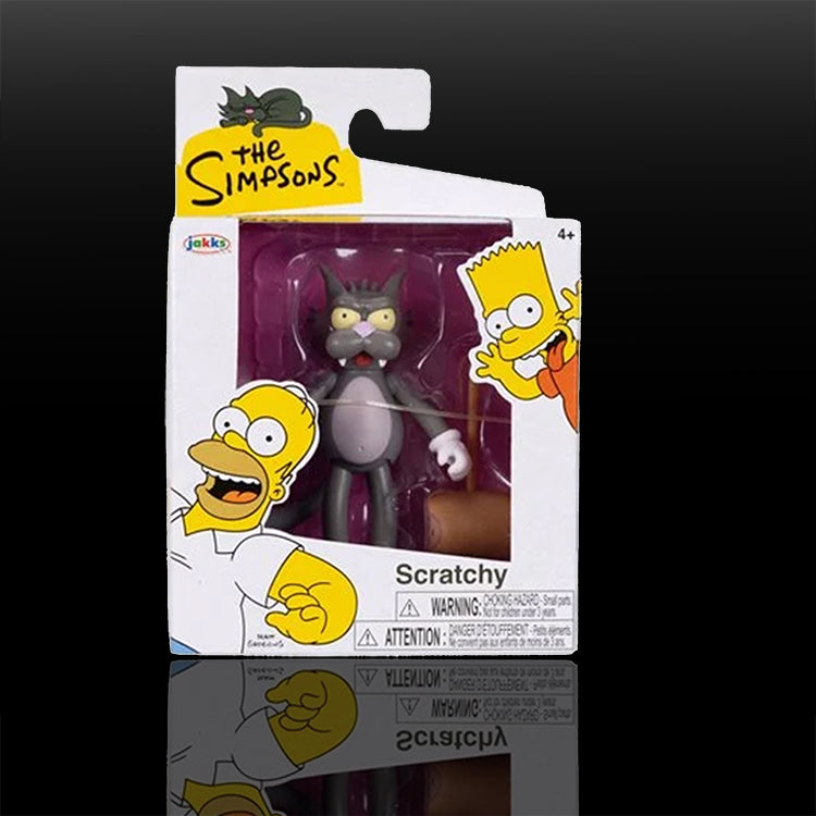 Scratchy and Bart COMBO Wave 3 Action Figure The Simpsons 2.5in Scale image 1