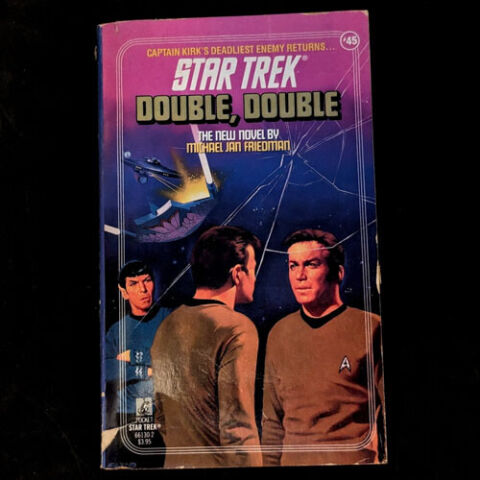45 Double, Double Star Trek The Original Series Paperback Book image 0