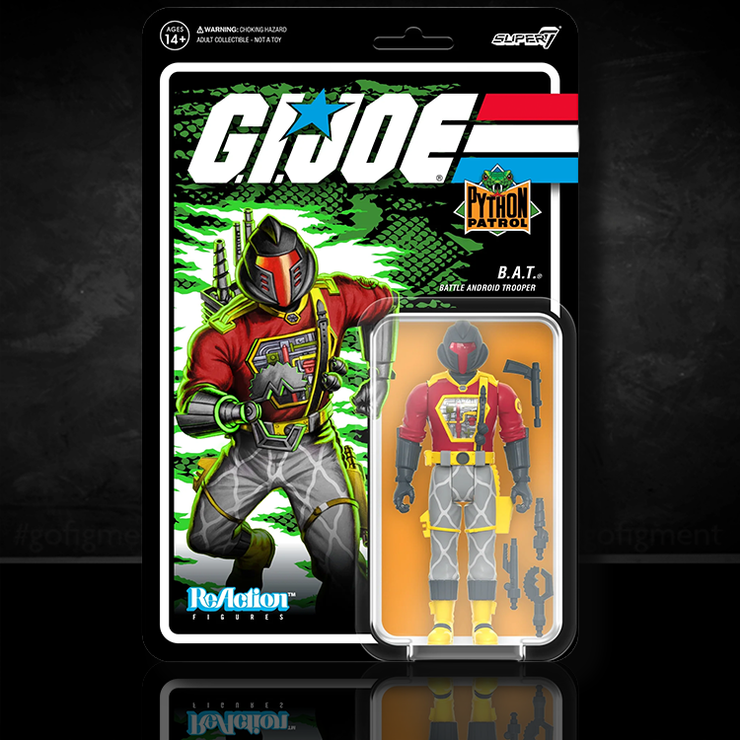 Cobra B.A.T. GI Joe Action Figure Python Patrol 1:18 Scale image 0