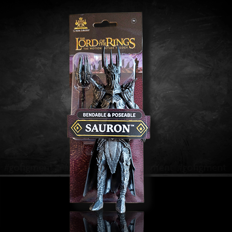 Noble Collection Sauron Figure BendyFig Lord of the Rings image 0