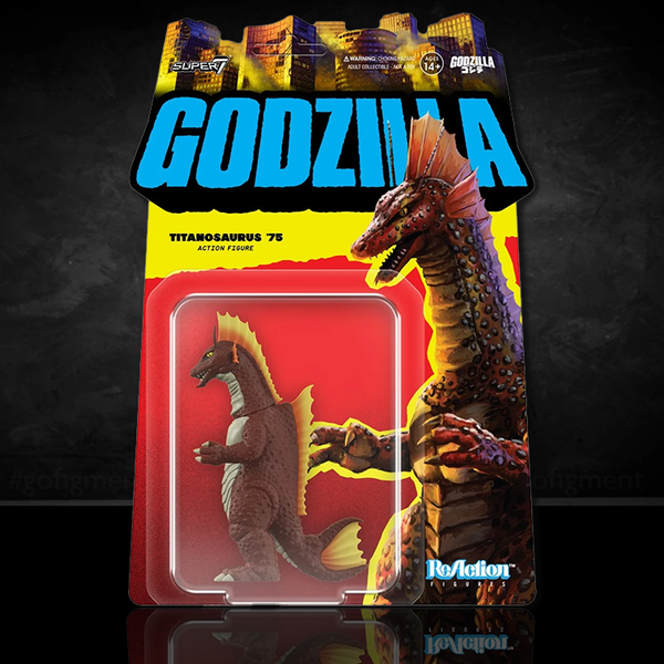 Titanosaurus Toho ReAction  Wave 07 -  3.75" Godzilla Action Figure image 0