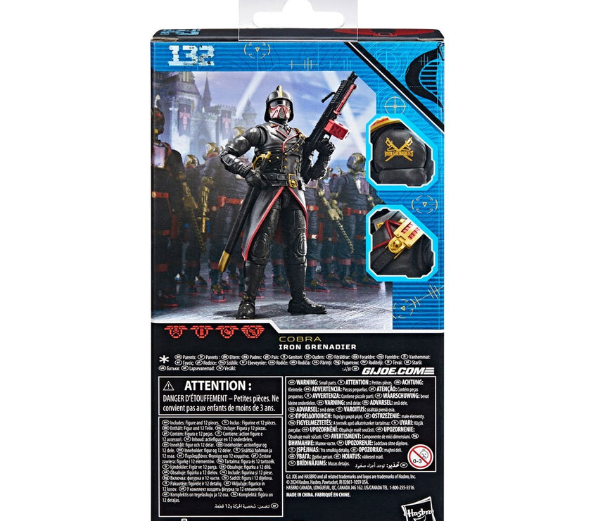 G.I. Joe Classified Series Iron Grenadier: 6-Inch Highly Poseable Action Figure