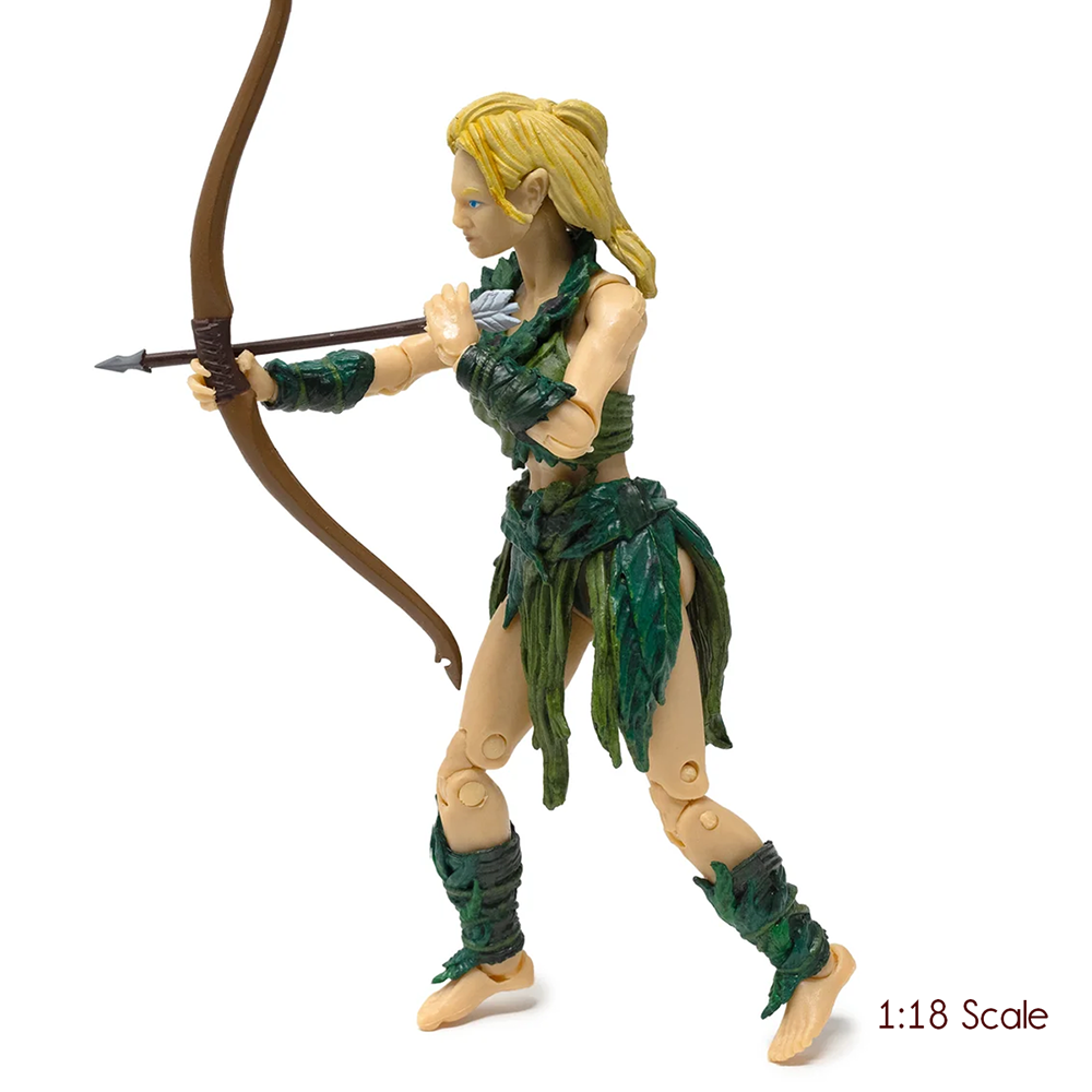 Aspen Spring Branch Elven Archer Vitruvian H.A.C.K.S. Action Figure1:18 Scale Boss Fight Studio Llc