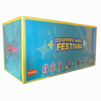 Hatsune Miku Blokees Mojipod Model Kit Diverse Music Festival Case of 6 display box