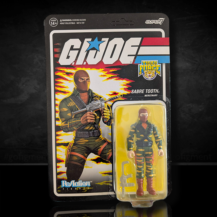 Sabre Tooth: Mercenary Tiger Force Action Figure GI Joe Retro Series 1:18 image 0