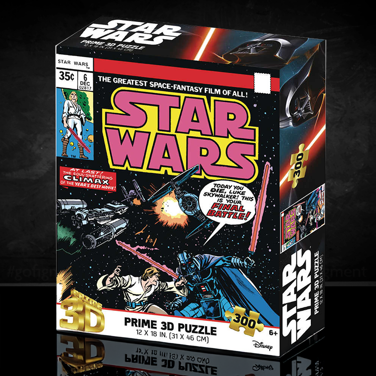 Star Wars 3D Lenticular Effect Puzzle 6 Final Battle Prime 3d 300 Pieces image 0