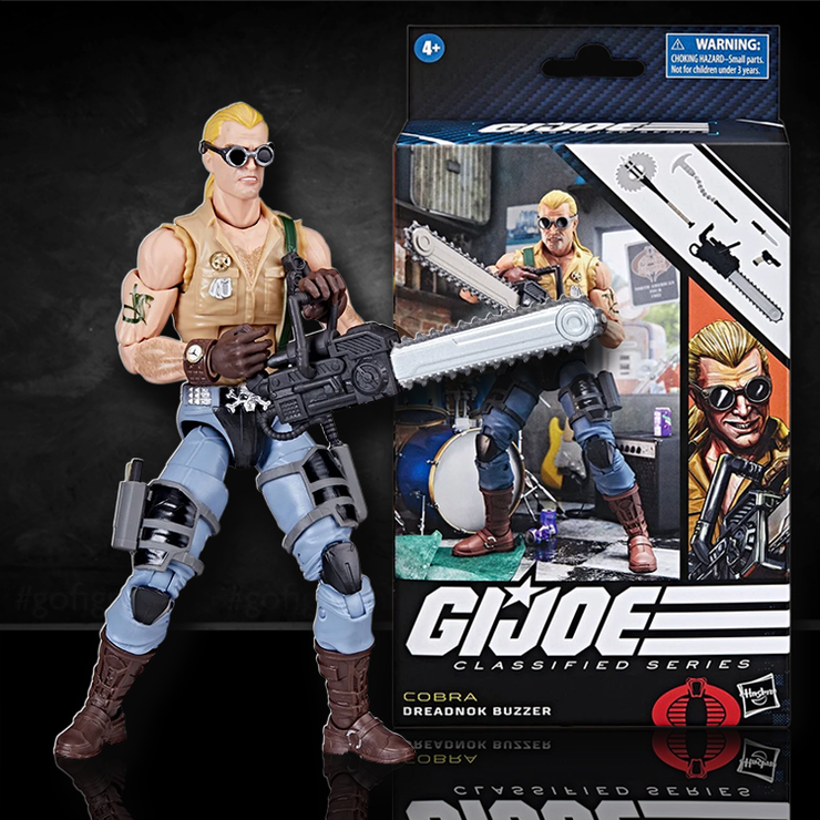Dreadnok Buzzer Action Figure GI Joe Classified Series 6" scale image 0