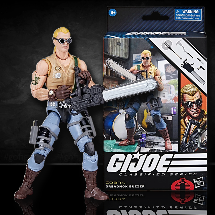 Dreadnok Buzzer Action Figure GI Joe Classified Series 6" scale image 0