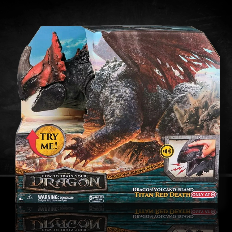 How to Train Your Dragon Titan Red Death Action Figure Toy image 0