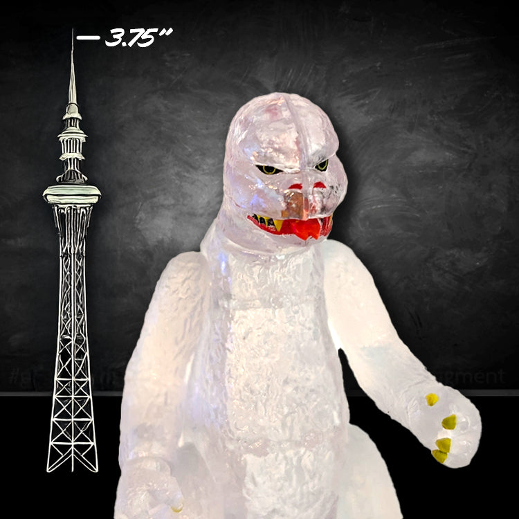 Godzilla Ghost Clear Super7 Action Figure 1:18 LOOSE image 0