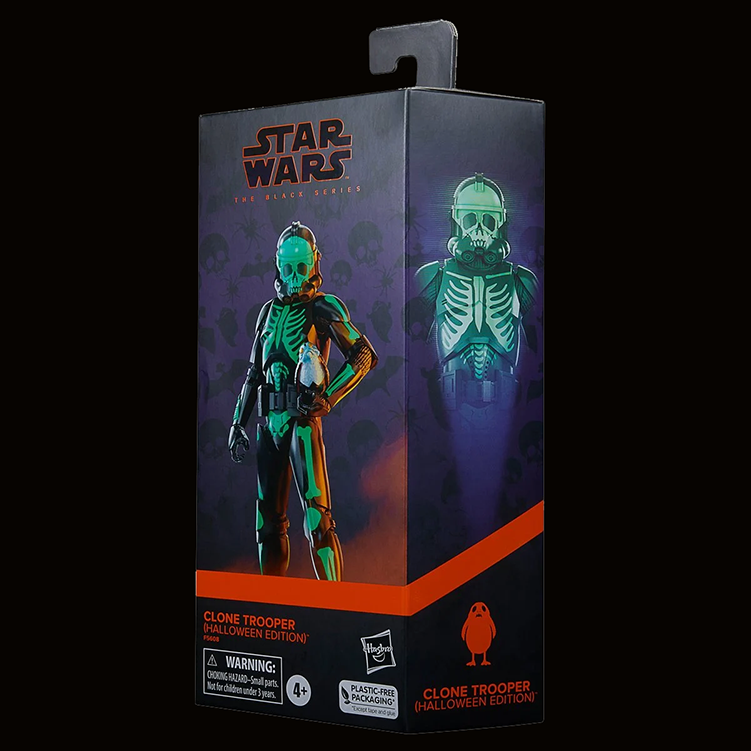 Clone Trooper Halloween Action Figure Star Wars Black Series 1:12 Scale image 0