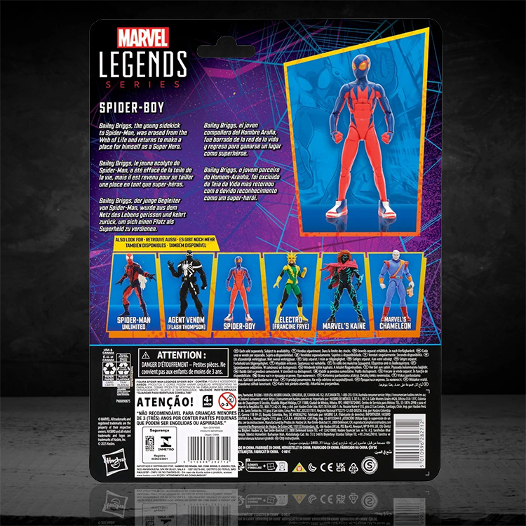Spider-Man Marvel Legends Spider-Boy 6-Inch Action Figure image 1