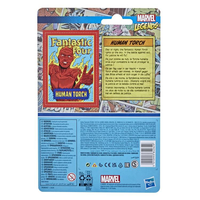 The Human Torch Fantastic 4 Marvel Legends Retro Collection 3.75" Action Figure image 3