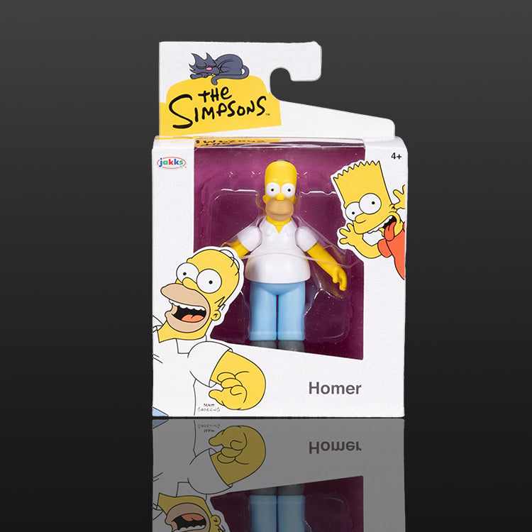The Simpsons Homer Simpson Action Figure 2 1/2" Scale image 0