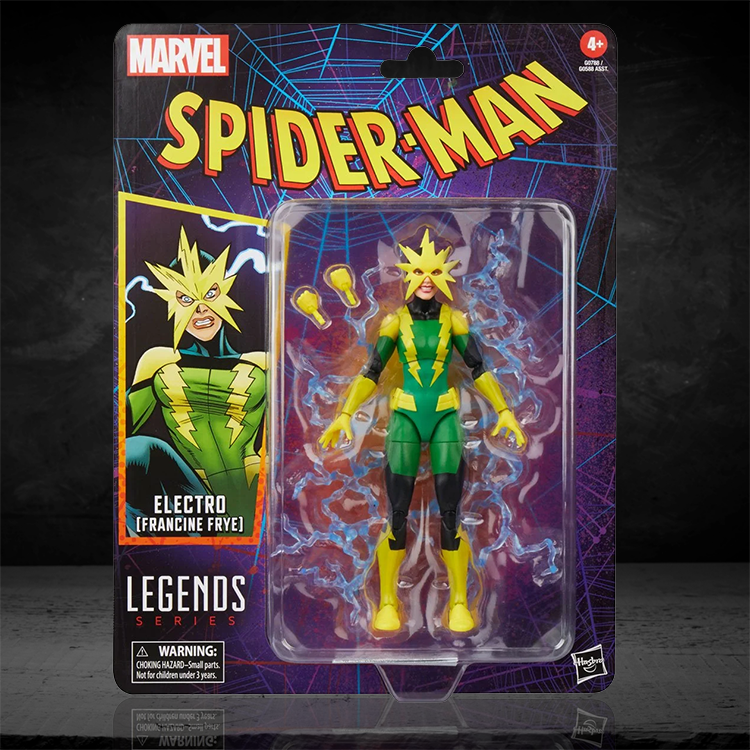 Spider-Man Marvel Legends Electro (Francine Frye) 6-Inch Action Figure image 0
