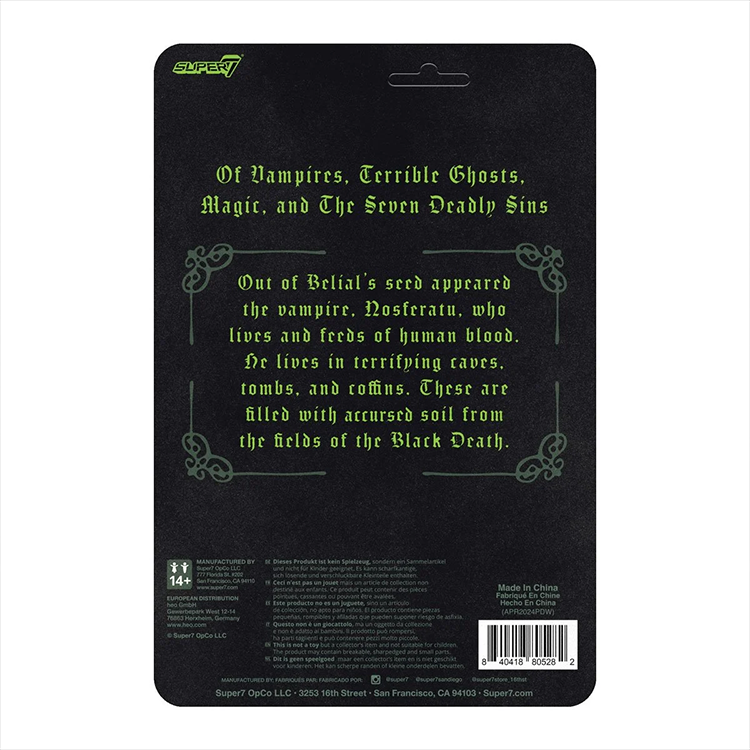 Nosferatu (Film Poster) 3 3/4-Inch ReAction Figure image 3