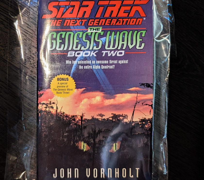 The Genesis Wave Book 2: Star Trek The Next Generation Paperback Book image 0