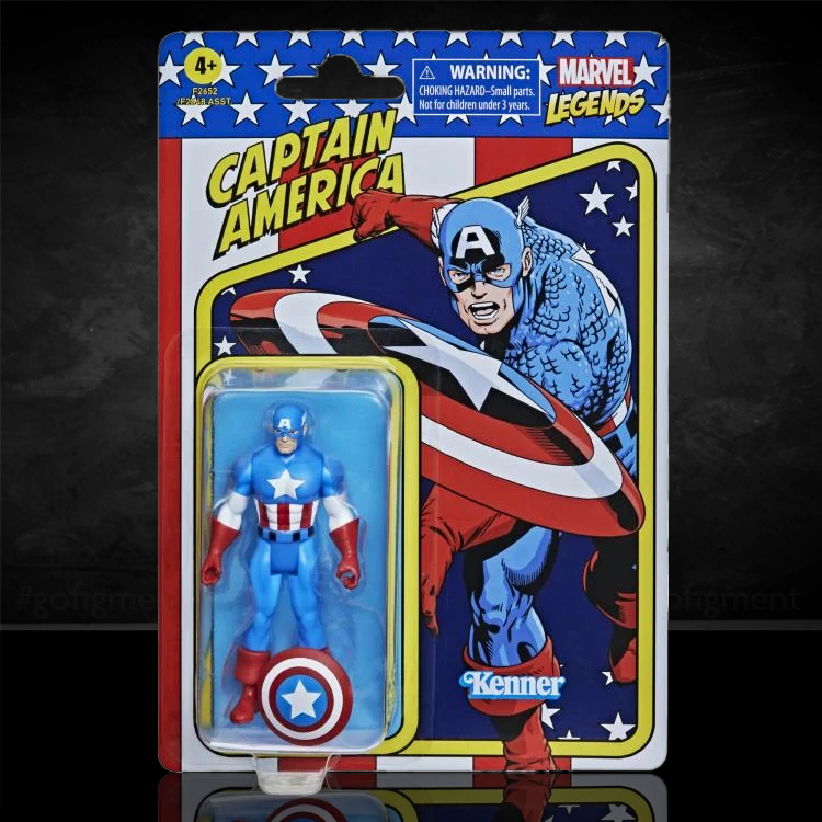 Captain America Marvel Legends Retro Collection 3.75" Action Figure image 0