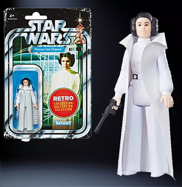 Princess Leia Organa Star Wars Retro Collection Action Figure 1:18 Scale ANH image 0