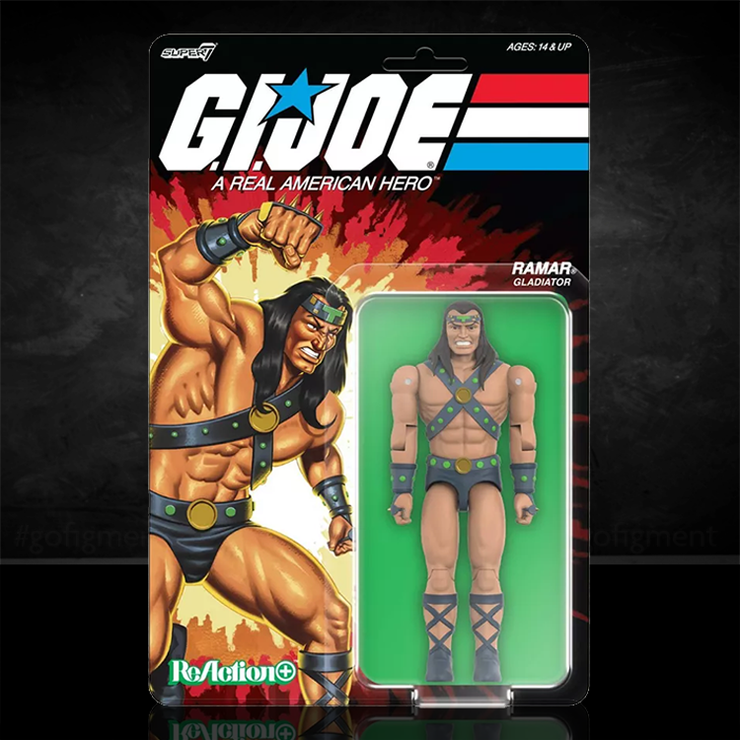 GI Joe Ramar Action Figure 3.75" With O-Ring Super7 + image 0