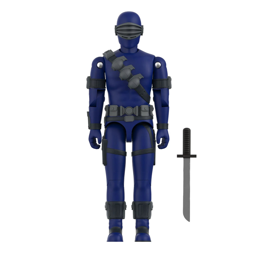 Snake Eyes Commando (Sword) GI Joe Action Figure (Blue) ReAction+ 1:18 image 2